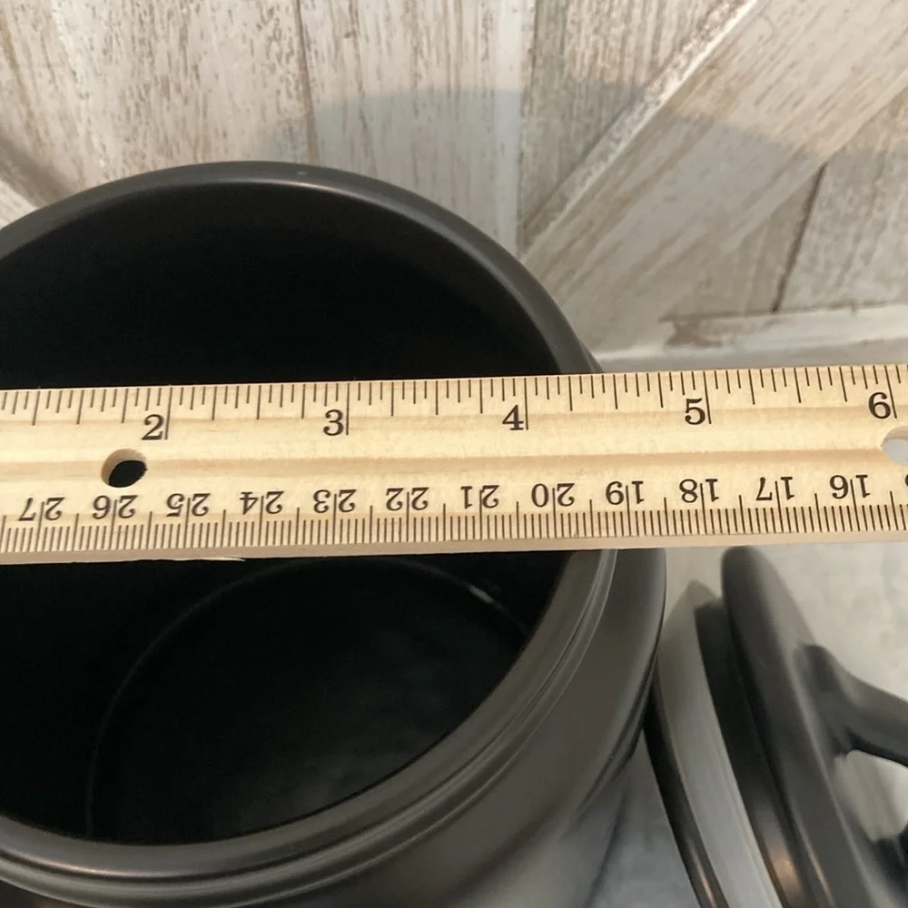 Rae Dunn Store Canister in Black